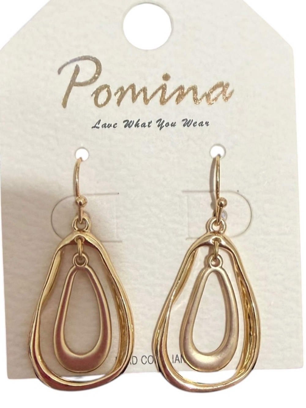 TEARDROP DANGLE EARRINGS (POMINA)